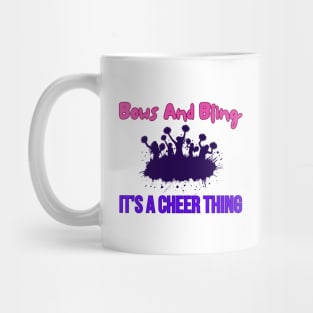 Bows And Bling It's A Cheer Thing Mug